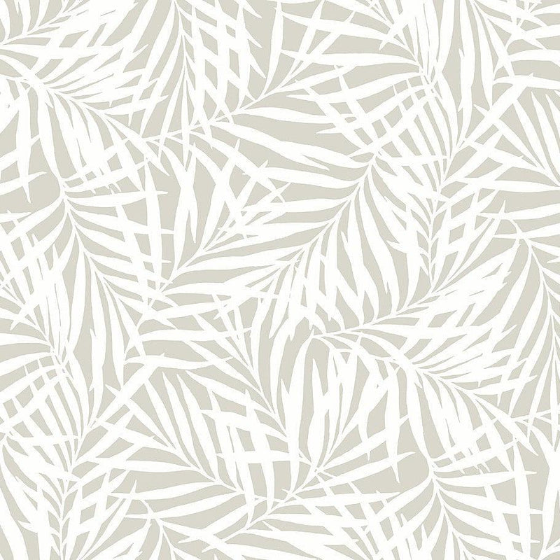Wallpaper Oahu Fronds Wallpaper // Cream & Off White 