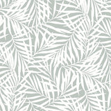 Wallpaper Oahu Fronds Wallpaper // Light Green & White 