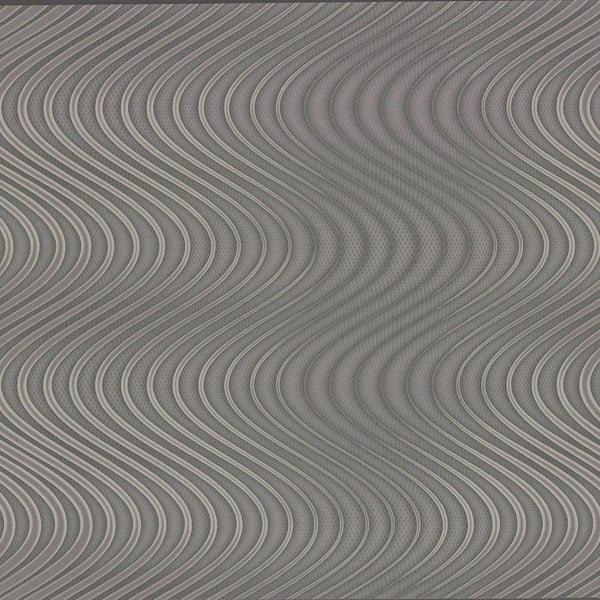 Wallpaper Ocean Swell Wallpaper // Charcoal & Grey 