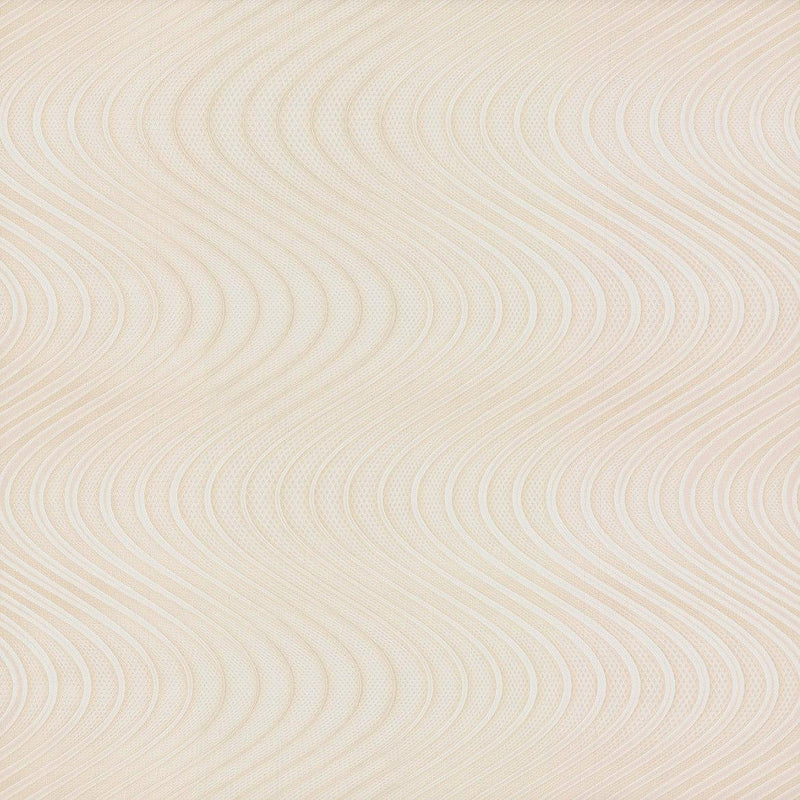 Wallpaper Ocean Swell Wallpaper // Cream & White 