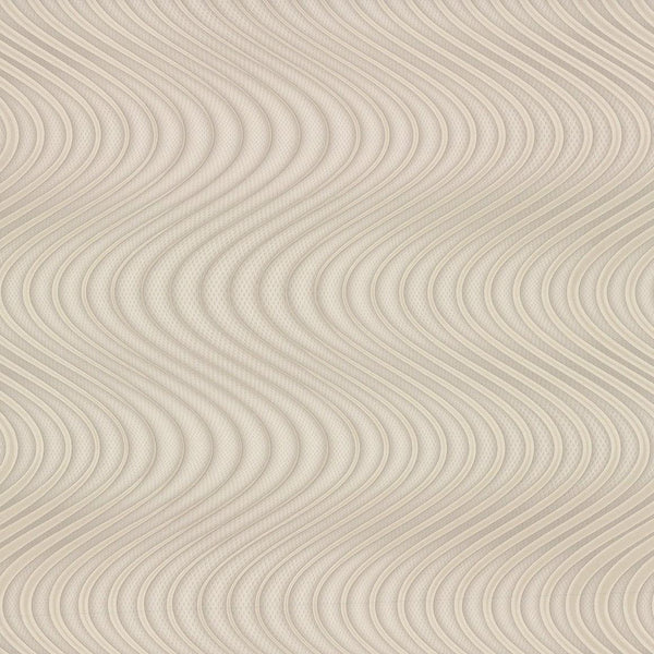 Wallpaper Ocean Swell Wallpaper // Taupe & Beige 