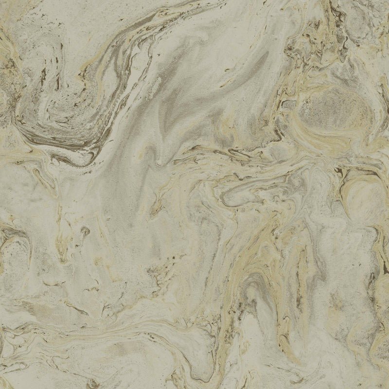 Wallpaper Oil & Marble Wallpaper Sample // Mink Metallic 8 x 10 