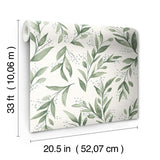 Wallpaper Olive Branch Wallpaper // Olive Grove 