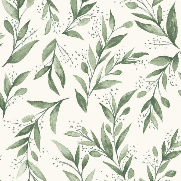 Wallpaper Olive Branch Wallpaper // Olive Grove 