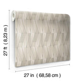 Wallpaper On an Angle Wallpaper // Beige 