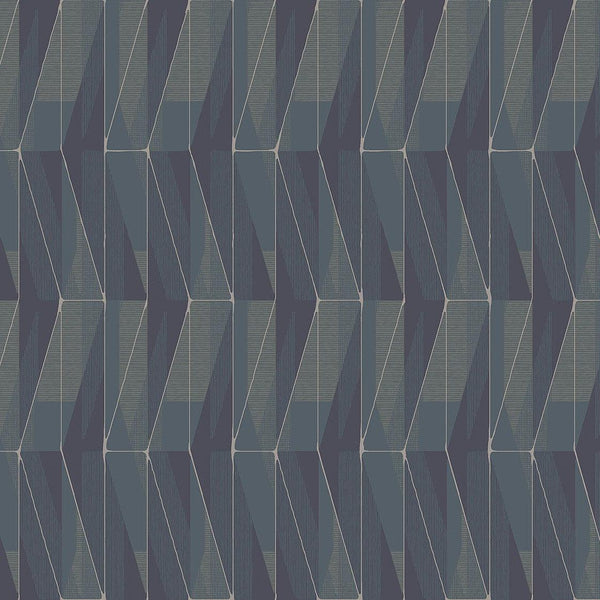 Wallpaper On an Angle Wallpaper // Blue 