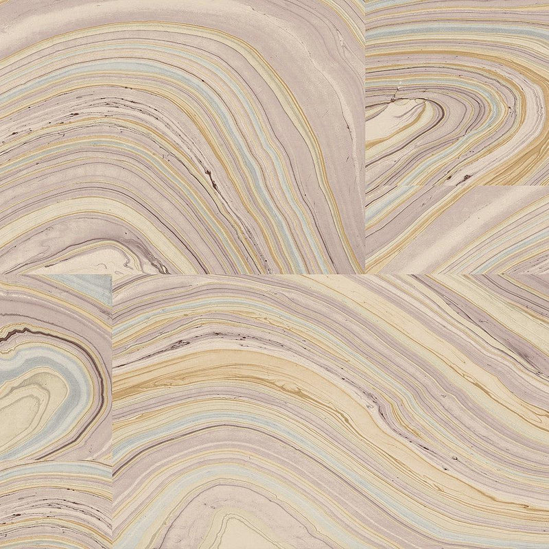 Wallpaper Onyx Peel & Stick Wallpaper Sample // Purple 8 x 10 