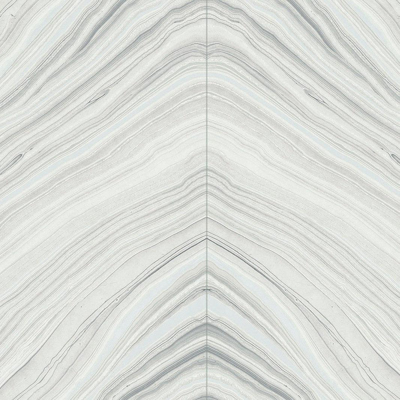 Wallpaper Onyx Strata Peel & Stick Wallpaper // Sheer Grey 