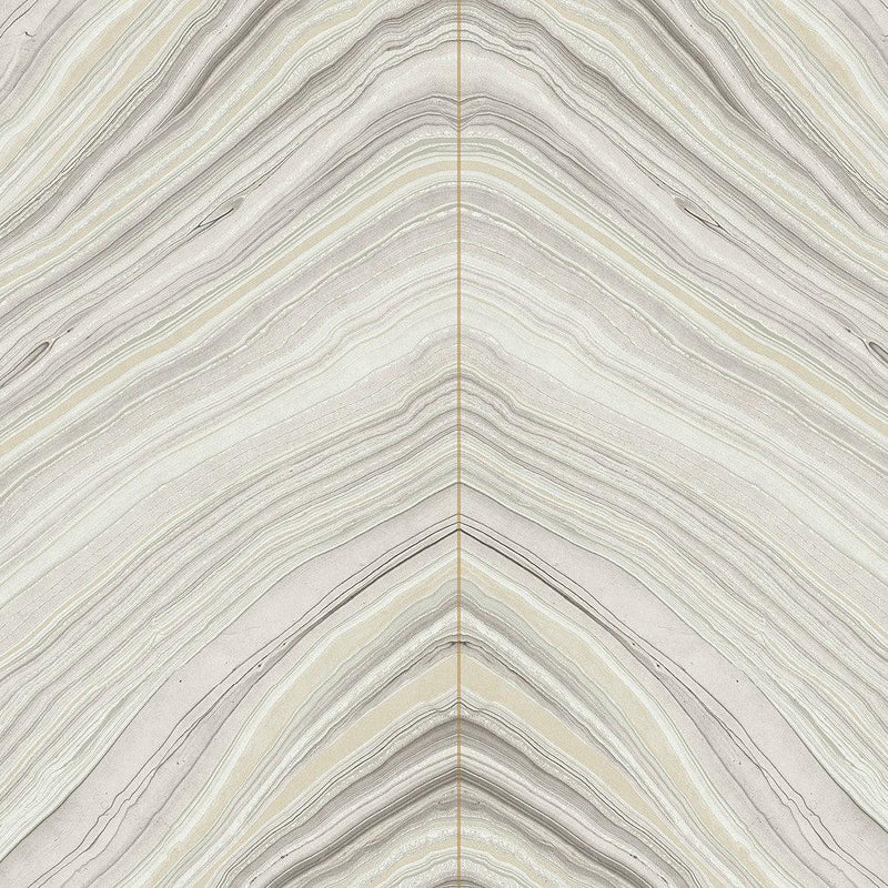 Wallpaper Onyx Strata Wallpaper // Beige 
