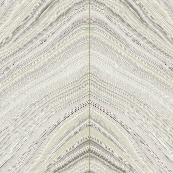 Wallpaper Onyx Strata Wallpaper // Beige 