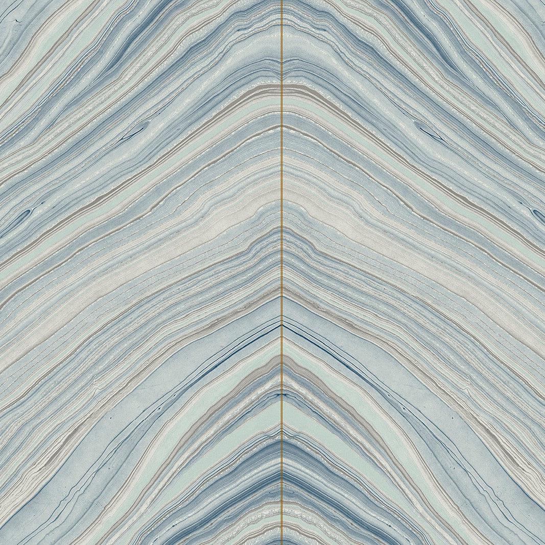 Blue Onyx Strata Wallpaper by Candice Olson | Modern Artisan Collection