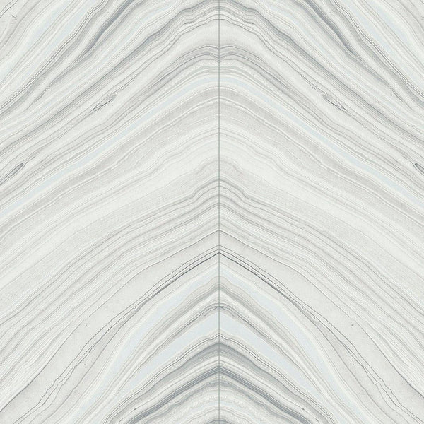 Wallpaper Onyx Strata Wallpaper // Grey 