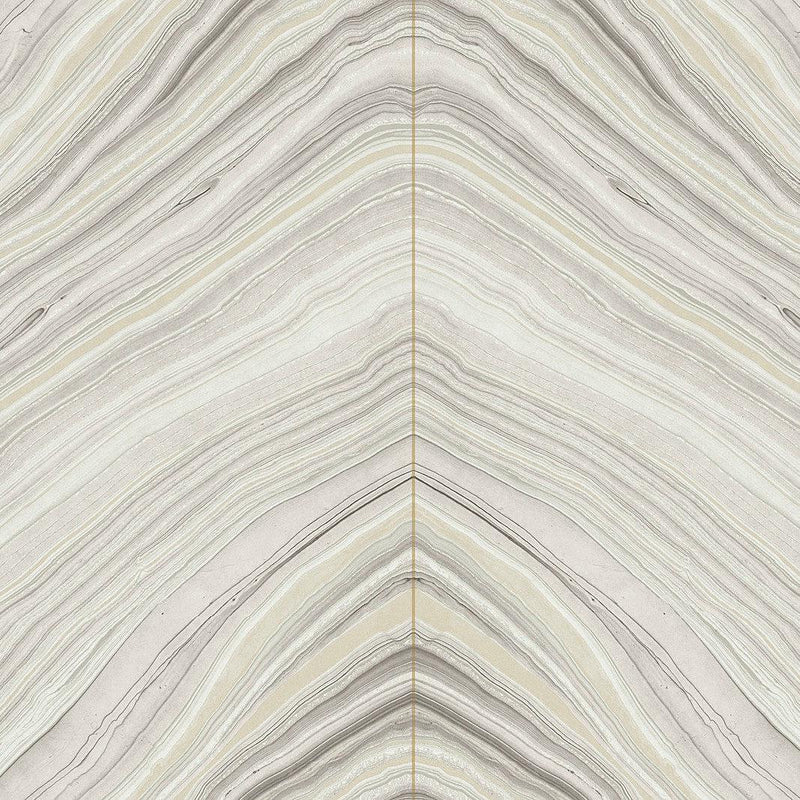 Wallpaper Onyx Strata Wallpaper Sample // Beige 8 x 10 