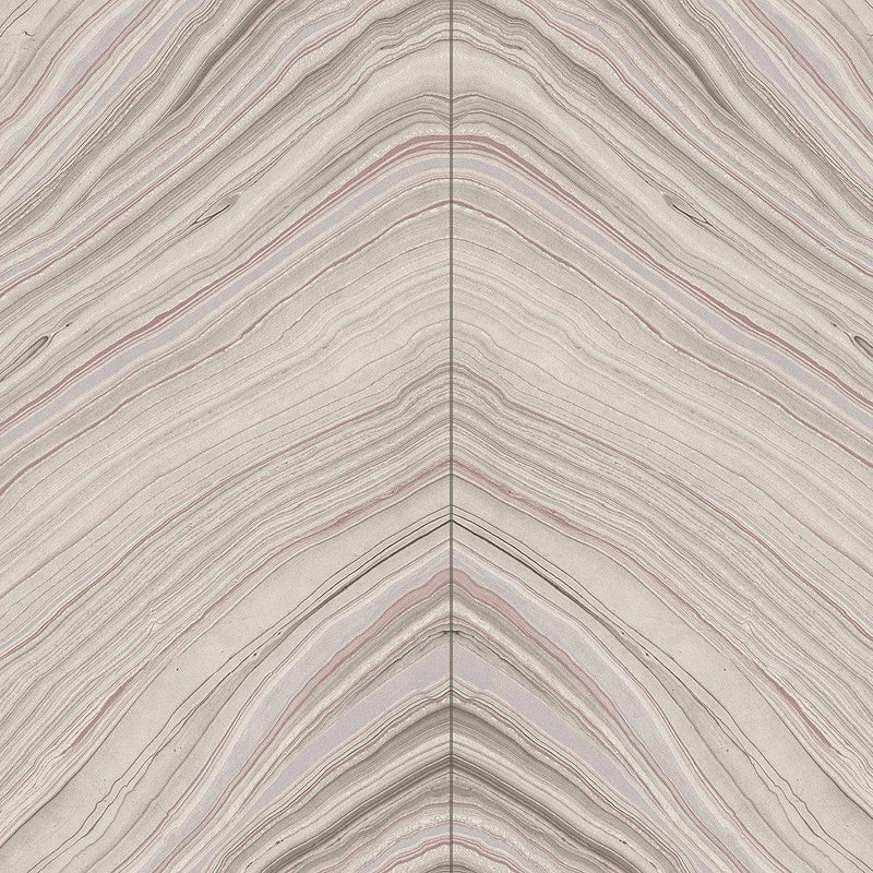 Wallpaper Onyx Strata Wallpaper Sample // Pink & Purple 8 x 10 