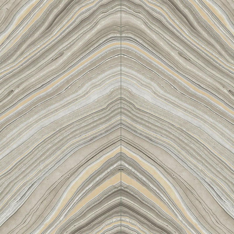 Wallpaper Onyx Strata Wallpaper // Taupe 