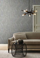 Wallpaper Opalescent Stria Wallpaper // Lavender Metallic 