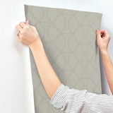 Wallpaper Opposites Attract Wallpaper // Cream 
