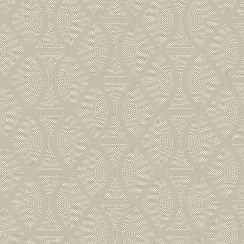 Wallpaper Opposites Attract Wallpaper Sample // Cream 8 x 10 