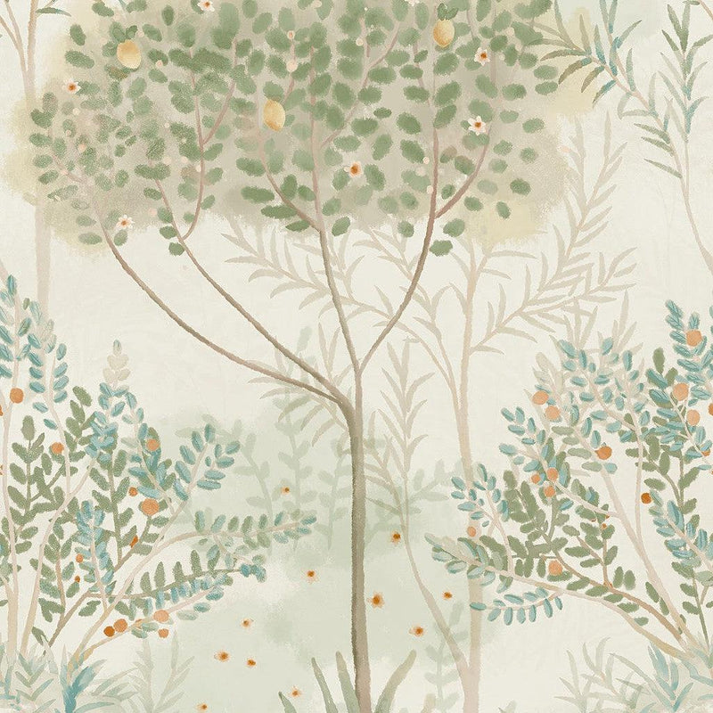 Wallpaper Orchard Wallpaper Sample // Beige 8 x 10 