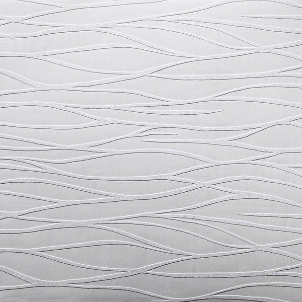 Wallpaper Organic Waves Paintable Wallpaper // White 