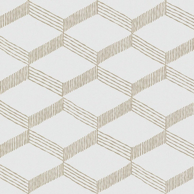 Wallpaper Palisades Paperweave Wallpaper // Beige & White 