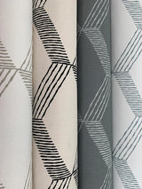 Wallpaper Palisades Paperweave Wallpaper // White & Grey 