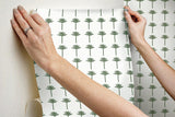 Wallpaper Palm Bay Peel & Stick Wallpaper // Green 