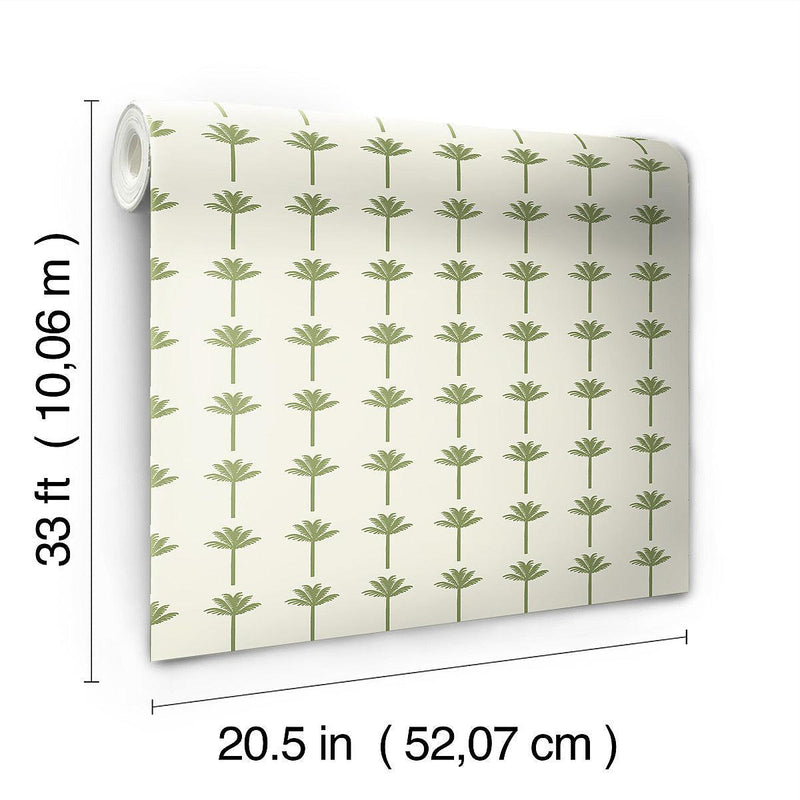 Wallpaper Palm Bay Wallpaper // Green 