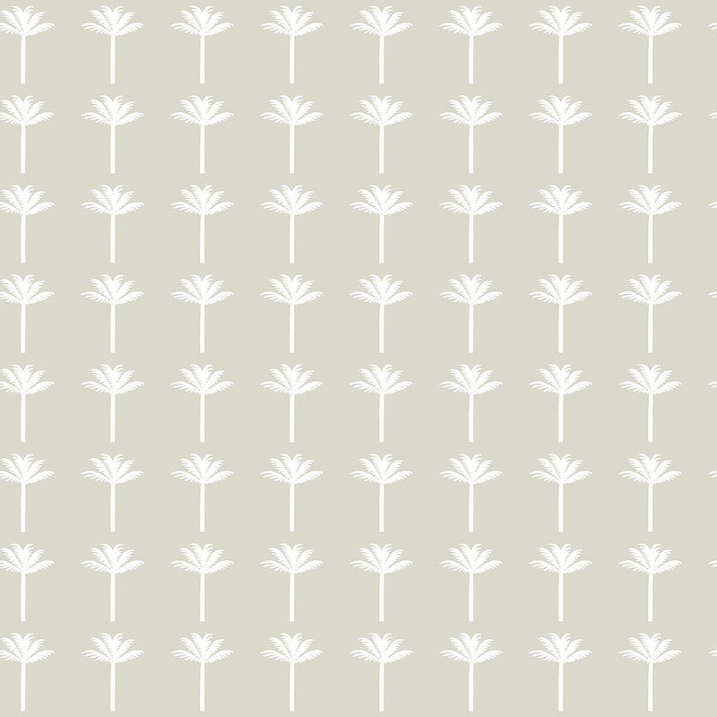 Wallpaper Palm Bay Wallpaper Sample // Beige 8 x 10 