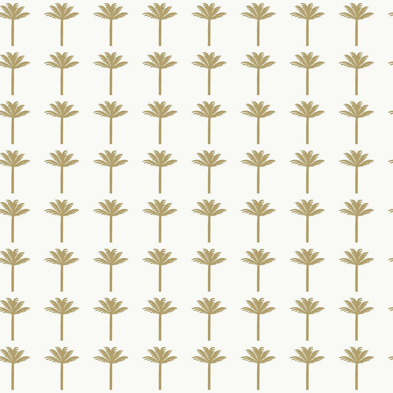 Wallpaper Palm Bay Wallpaper Sample // Gold Metallic 8 x 10 