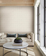 Wallpaper Palm Thatch Wallpaper // Grey 