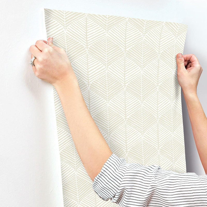 Wallpaper Palm Thatch Wallpaper // Taupe 