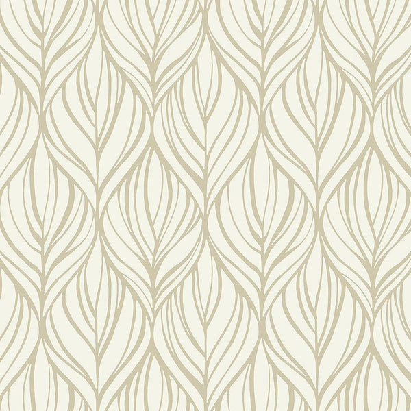 Wallpaper Palma Wallpaper // White & Gold 