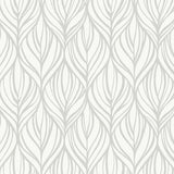 Wallpaper Palma Wallpaper // White & Silver 