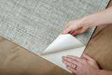 Wallpaper Papyrus Weave Peel & Stick Wallpaper // Blue 