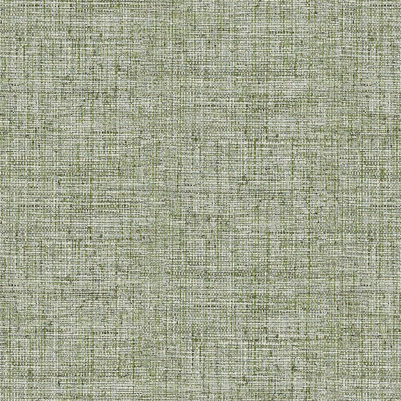 Wallpaper Papyrus Weave Peel & Stick Wallpaper Sample // Green 8 x 10 