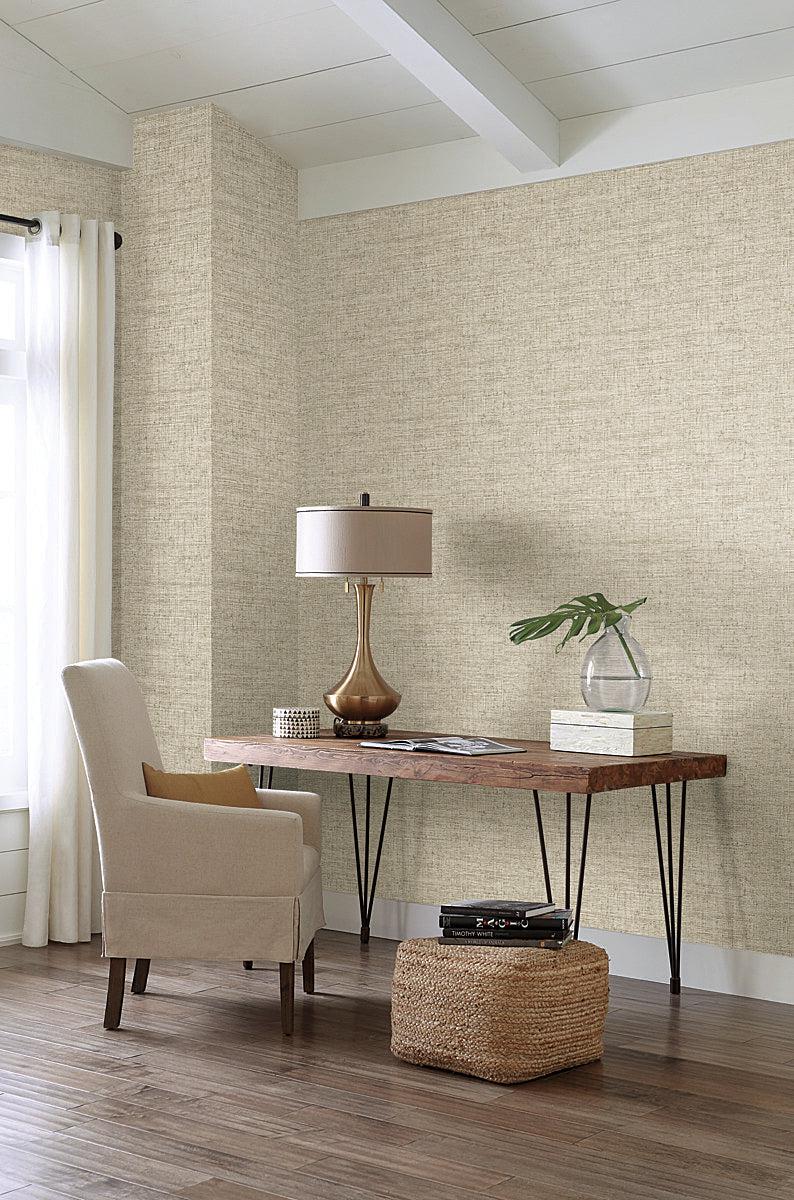 Wallpaper Papyrus Weave Wallpaper // Beige 