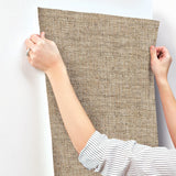 Wallpaper Papyrus Weave Wallpaper // Brown 