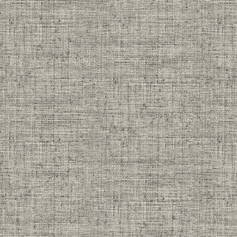 Wallpaper Papyrus Weave Wallpaper Sample // Black 8 x 10 