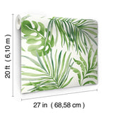 Wallpaper Paradise Palm Peel & Stick Wallpaper // Green 