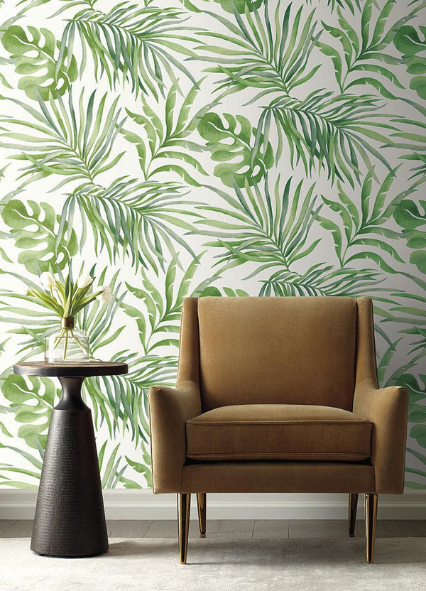 Wallpaper Paradise Palm Peel & Stick Wallpaper // Green 
