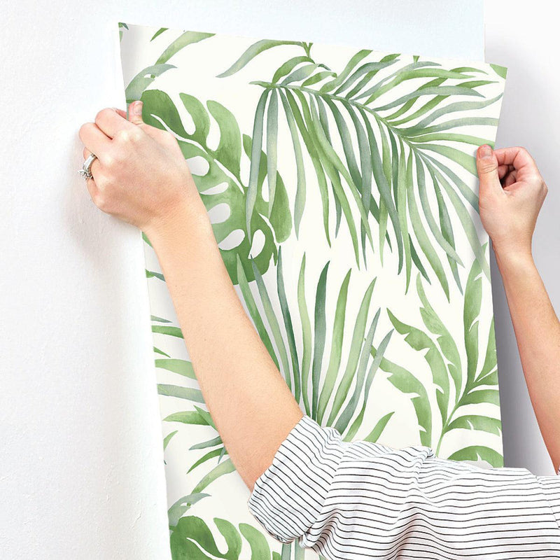 Wallpaper Paradise Palm Wallpaper // Green 