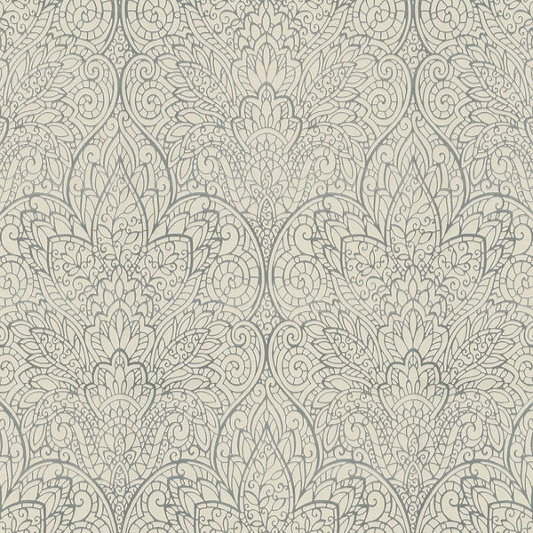 Wallpaper Paradise Wallpaper // Grey Metallic 