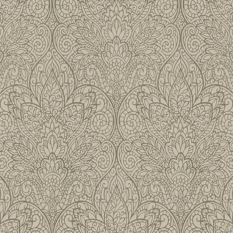 Wallpaper Paradise Wallpaper Sample // Brown Metallic 8 x 10 