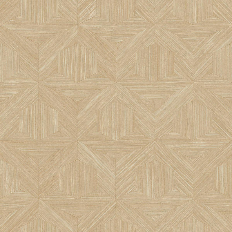 Wallpaper Parquet Wallpaper Sample // Tan 8 x 10 