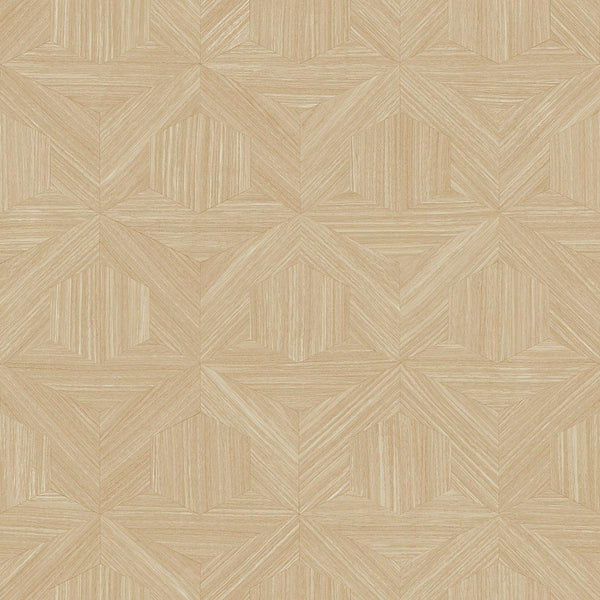 Wallpaper Parquet Wallpaper // Tan 