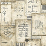 Wallpaper Patent Pending Wallpaper // Tan 
