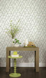 Wallpaper Pathways Wallpaper // White & Green 
