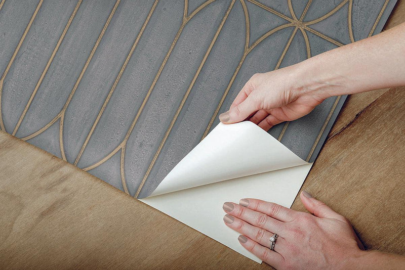 Wallpaper Pavilion Peel & Stick Wallpaper // Charcoal 