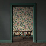 Wallpaper Peacock Wallpaper // Light Pink 